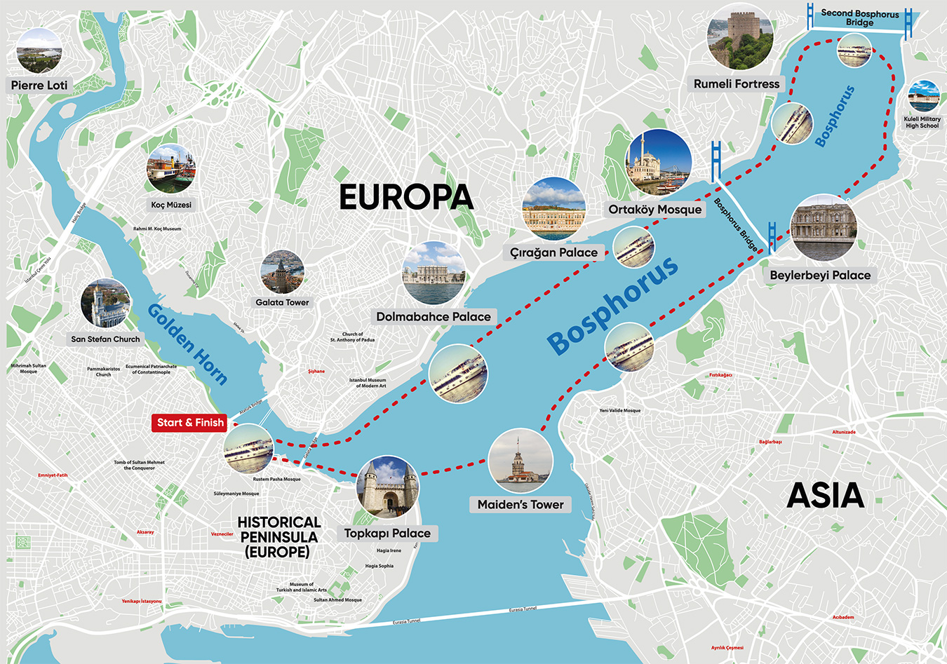 2 Hours Bosphorus Tour - Sunset Tour