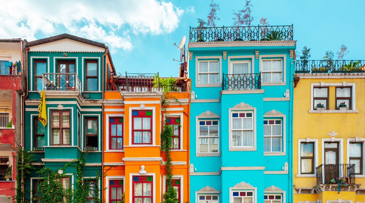 Colorful Houses & Stairs of Balat